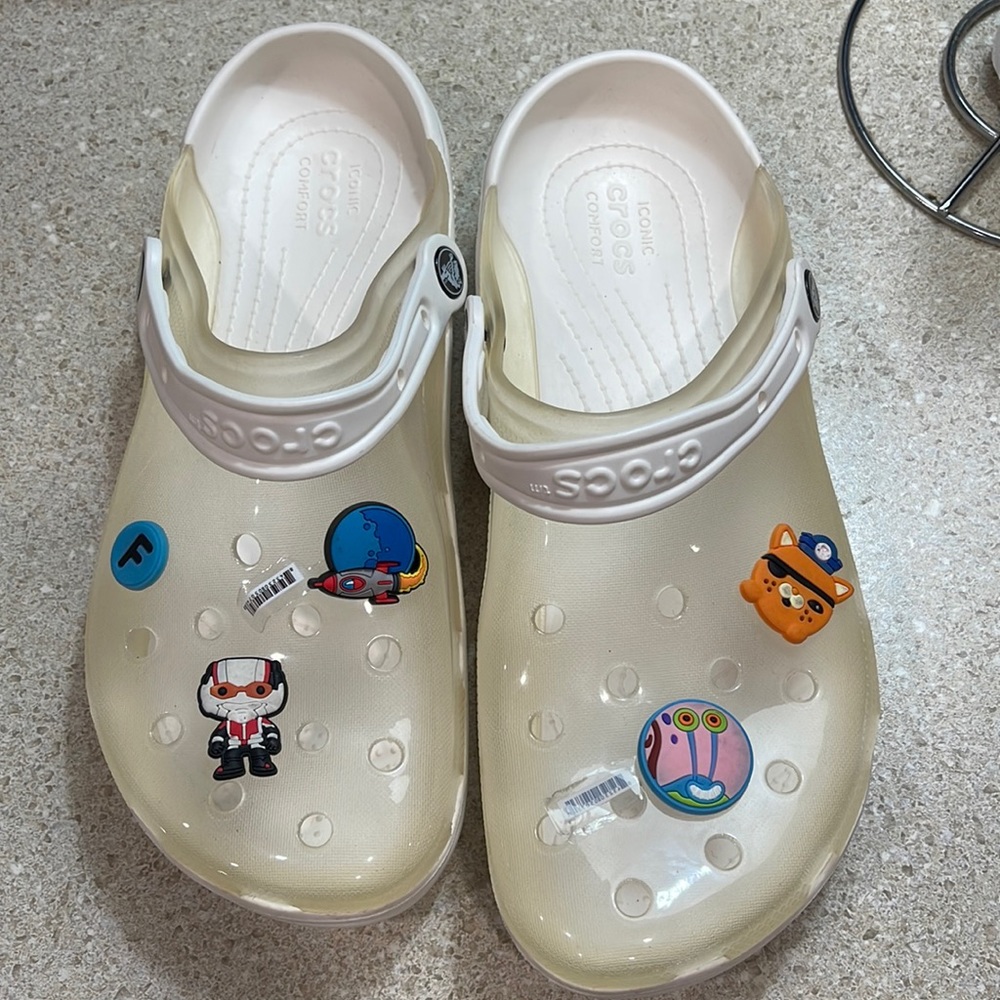 White Translucent Crocs - image 1